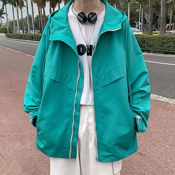 men's jackets autumn korean zipper bomber jacket male casual streetwear loose black lake green hoody coat men outwear clothing, Black;brown
men's jackets autumn korean zipper bomber jacket male casual streetwear loose black lake green hoody coat men outwear clothing, Black;brown