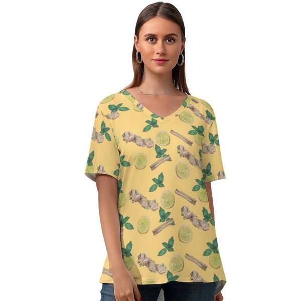 women's t-shirt lemon tee shirt fashion print ladies t v neck short sleeve street tshirt oversized, White
women's t-shirt lemon tee shirt fashion print ladies t v neck short sleeve street tshirt oversized, White
