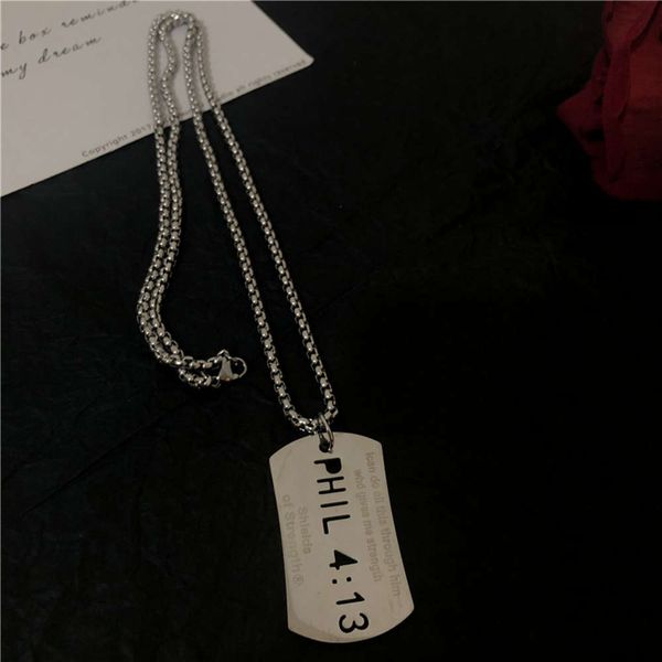 hbp tukuchao men's and women's fashion punk style cool street shooting couple's clavicle chain tag letter hollow necklace, Silver
hbp tukuchao men's and women's fashion punk style cool street shooting couple's clavicle chain tag letter hollow necklace, Silver
