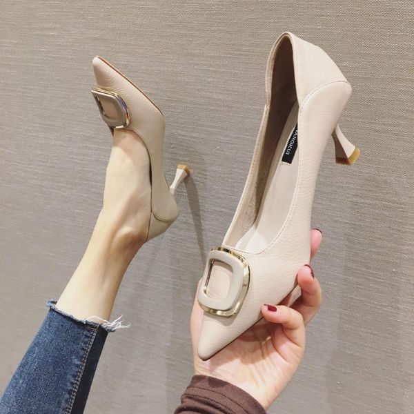 dress shoes eoeodoit women leather heels pumps 7 cm fashion spring autumn pointed toe slip on high kitten heel party office, Black
dress shoes eoeodoit women leather heels pumps 7 cm fashion spring autumn pointed toe slip on high kitten heel party office, Black