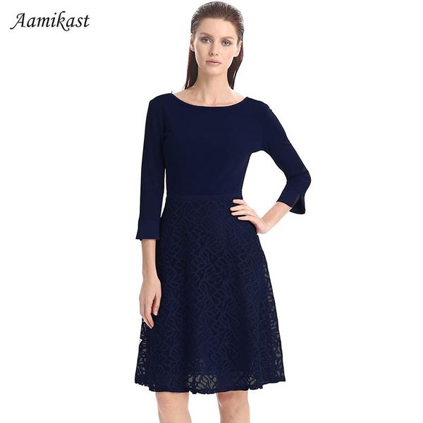 casual dresses aamikast women lace with lining elegant fashion 2021 o-neck 3/4 sleeve loose vintage party evening business, Black;gray
casual dresses aamikast women lace with lining elegant fashion 2021 o-neck 3/4 sleeve loose vintage party evening business, Black;gray