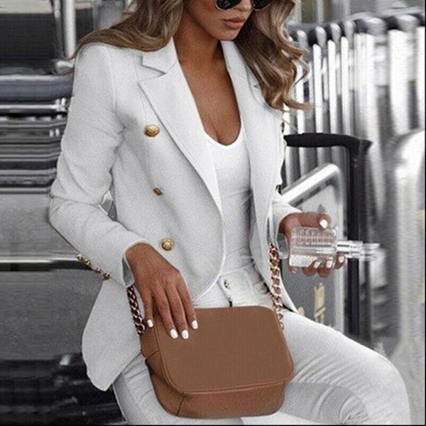 plus size womens long sleeve ladies women 2021 new autumn female suit jacket button work jacket coat suit, Black;brown
plus size womens long sleeve ladies women 2021 new autumn female suit jacket button work jacket coat suit, Black;brown