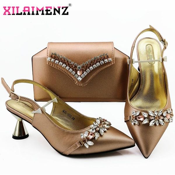dress shoes 2021 arrivals italian women and bag set in peach color nigerian lady mathcing with crtstal for wedding, Black
dress shoes 2021 arrivals italian women and bag set in peach color nigerian lady mathcing with crtstal for wedding, Black