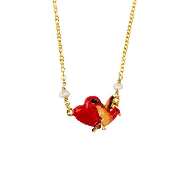 creative new hand-painted enamel glaze red bird love necklace clavicle chain female pendant jewelry for woman 2021 trend, Silver
creative new hand-painted enamel glaze red bird love necklace clavicle chain female pendant jewelry for woman 2021 trend, Silver