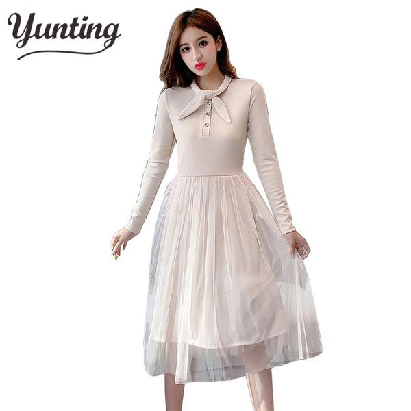casual dresses elegant dress autumn winter long sleeve mesh patchwork women office, Black;gray
casual dresses elegant dress autumn winter long sleeve mesh patchwork women office, Black;gray