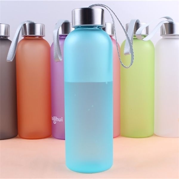 portable candy color straight water bottle frosted plastic bpa translucent leak-proof sports with rope
portable candy color straight water bottle frosted plastic bpa translucent leak-proof sports with rope