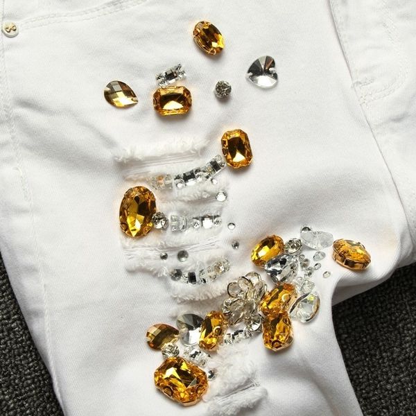 women's jeans high street female torn white hole drawing pencil diamond pants 2021 casual summer denim women's fashion skinny jean, Blue
women's jeans high street female torn white hole drawing pencil diamond pants 2021 casual summer denim women's fashion skinny jean, Blue