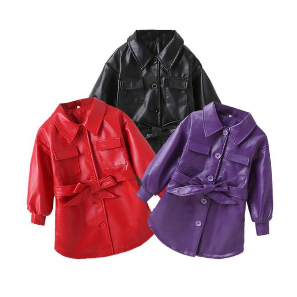 jackets kids bbay girls solid color leather jacket, adults tie-up button-down long sleeve lapel outerwear with pockets, Blue;gray
jackets kids bbay girls solid color leather jacket, adults tie-up button-down long sleeve lapel outerwear with pockets, Blue;gray