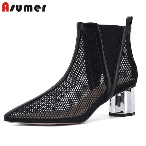 boots asumer 2021 fashion style mesh summer ladies high heels pointed toe slip on breathable casual shoes women ankle, Black
boots asumer 2021 fashion style mesh summer ladies high heels pointed toe slip on breathable casual shoes women ankle, Black