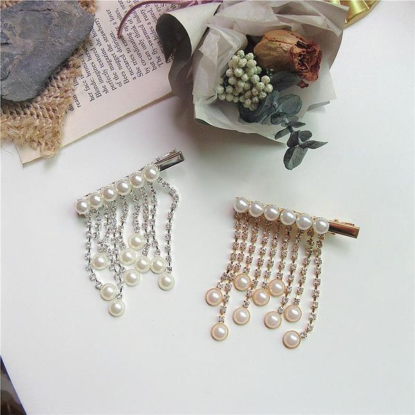 hair accessories 2021 elegant imitation pearl clips simple tassel pendant duckbill hairgrips hairpin for women girl party
hair accessories 2021 elegant imitation pearl clips simple tassel pendant duckbill hairgrips hairpin for women girl party