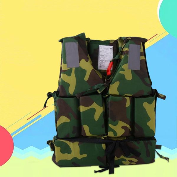 camouflage life vest boating drifting fishing swimming life jacket water sport wear surfing survival suit with whistle
camouflage life vest boating drifting fishing swimming life jacket water sport wear surfing survival suit with whistle