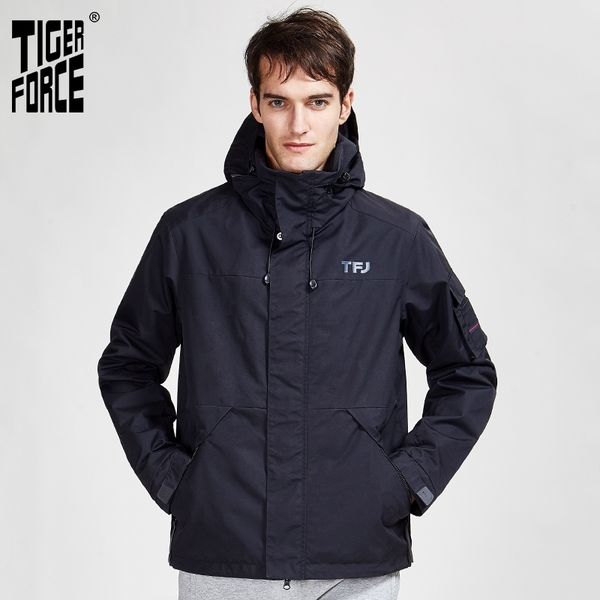 tiger force new arriva spring autumn sport jacket with hood casual men jackets and coat a zipper warm men's parka 50612 210222, Black
tiger force new arriva spring autumn sport jacket with hood casual men jackets and coat a zipper warm men's parka 50612 210222, Black