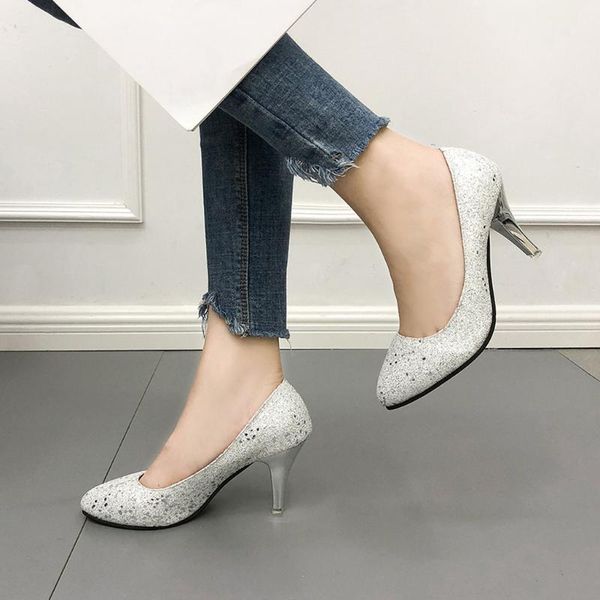 dress shoes women's bling pointed toe pumps wedding crystal shallow casual high heels buty damskie na obcasie #3, Black
dress shoes women's bling pointed toe pumps wedding crystal shallow casual high heels buty damskie na obcasie #3, Black