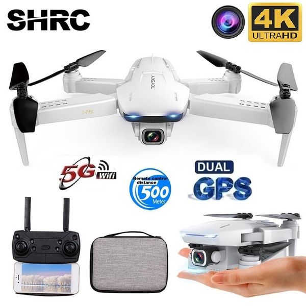 shrc new gps drone 4k hd dual-camera 5g wifi fpv foldable quad-rotor dron one key return distance of 500 meters
shrc new gps drone 4k hd dual-camera 5g wifi fpv foldable quad-rotor dron one key return distance of 500 meters
