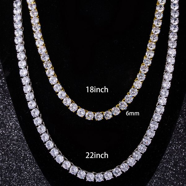 6mm single row diamond chain european and american hip hop style copper jewelry men's tennis chain necklace bracelet, Silver
6mm single row diamond chain european and american hip hop style copper jewelry men's tennis chain necklace bracelet, Silver