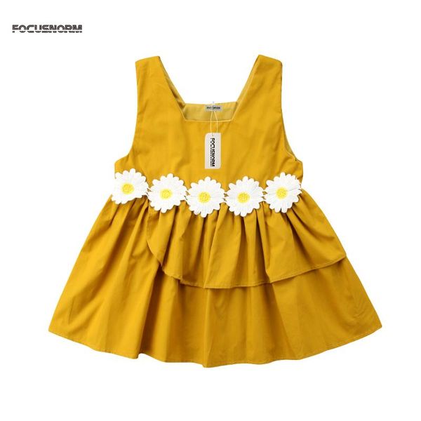 girl's dresses pageant flower girl sleeveless solid dress kids birthday wedding gown formal sweet girls summer cute clothes, Red;yellow
girl's dresses pageant flower girl sleeveless solid dress kids birthday wedding gown formal sweet girls summer cute clothes, Red;yellow