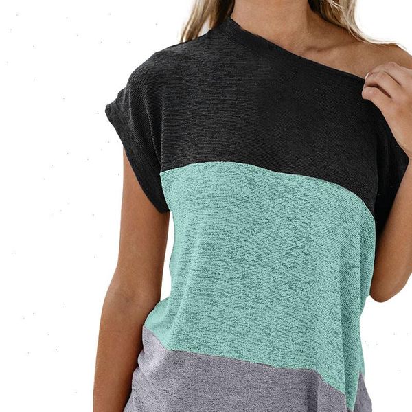 summer fashion knot off shoulder blouse casual ladies loose color block tee female women short sleeve shirt blusas pullover, White
summer fashion knot off shoulder blouse casual ladies loose color block tee female women short sleeve shirt blusas pullover, White