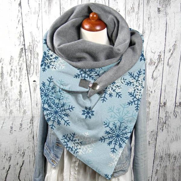 scarves women scarf winter fashion christmas snowflakes printing button soft wrap casual warm shawls szalik foulard bufanda, Blue;gray
scarves women scarf winter fashion christmas snowflakes printing button soft wrap casual warm shawls szalik foulard bufanda, Blue;gray