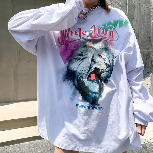 2021 long sleeve graphic tees punk goth clothes womens tshirt gothic shirts oversized streetwear women fashion clothing new ijip, White
2021 long sleeve graphic tees punk goth clothes womens tshirt gothic shirts oversized streetwear women fashion clothing new ijip, White
