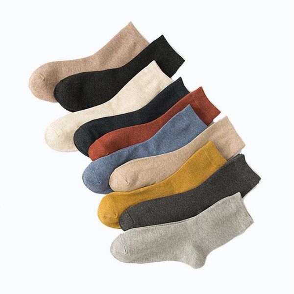 1 pair autumn and winter solid color simple couple tube socks cotton comfortable casual men and wom jllolw, Black
1 pair autumn and winter solid color simple couple tube socks cotton comfortable casual men and wom jllolw, Black