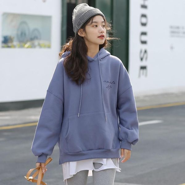 women's hoodies & sweatshirts pockets casual loose lazy hooded women long sleeve simple soft warm sweatshirt fall all match autumn hood, Black
women's hoodies & sweatshirts pockets casual loose lazy hooded women long sleeve simple soft warm sweatshirt fall all match autumn hood, Black