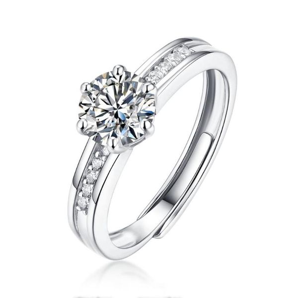 cluster rings anziw 925 sterling silver moissanite diamond 0.5ct/1.0ct fashion classic engagement ring adjustable size for jewelry gift, Golden;silver
cluster rings anziw 925 sterling silver moissanite diamond 0.5ct/1.0ct fashion classic engagement ring adjustable size for jewelry gift, Golden;silver