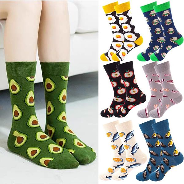 men's socks funny cotton women tube happy sock tide long snacks fruit food avocado high harajuku basketball, Black
men's socks funny cotton women tube happy sock tide long snacks fruit food avocado high harajuku basketball, Black