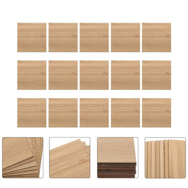 wall clocks 15pcs unfinished square bamboo chips kids drawing pieces diy materials
wall clocks 15pcs unfinished square bamboo chips kids drawing pieces diy materials