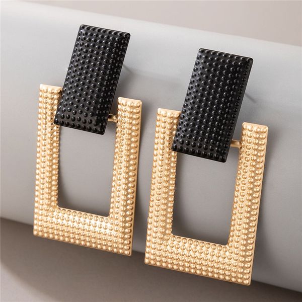 2021 new punk rectangle earrings gold black long women earrings dangle & chandelier matching clothes fashion jewelry gift, Silver
2021 new punk rectangle earrings gold black long women earrings dangle & chandelier matching clothes fashion jewelry gift, Silver