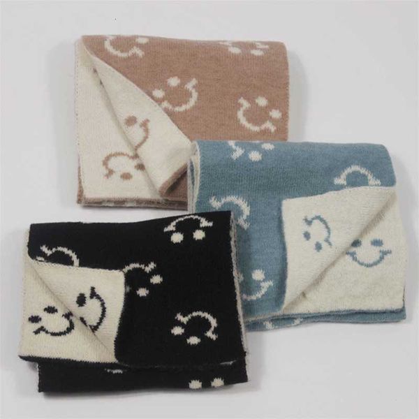 korean jacquard wool knitted children's small n neck protection male female students' warm scarf in autumn and winter, Blue;gray
korean jacquard wool knitted children's small n neck protection male female students' warm scarf in autumn and winter, Blue;gray