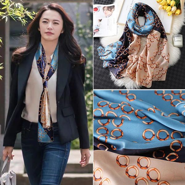 scarves 2021 brand women silk scarf winter lady shawls pashmina hijabs wraps bandana poncho foulard femme scarfs cachecol, Blue;gray
scarves 2021 brand women silk scarf winter lady shawls pashmina hijabs wraps bandana poncho foulard femme scarfs cachecol, Blue;gray