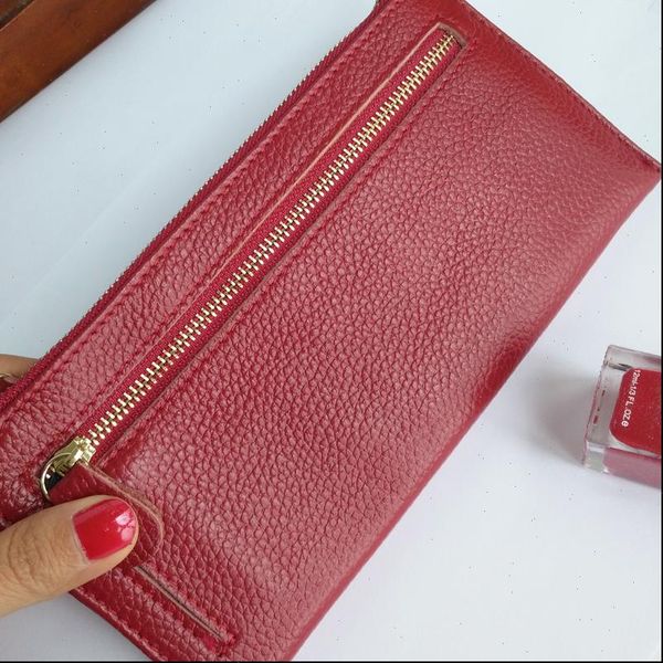 women genuine leather slim wallets long multiple cards holder clutch purse female original solid wallet designer, Red;black
women genuine leather slim wallets long multiple cards holder clutch purse female original solid wallet designer, Red;black