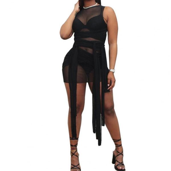 casual dresses women dress see through solid color sleeveless bandage mini bodycon for club, Black;gray
casual dresses women dress see through solid color sleeveless bandage mini bodycon for club, Black;gray