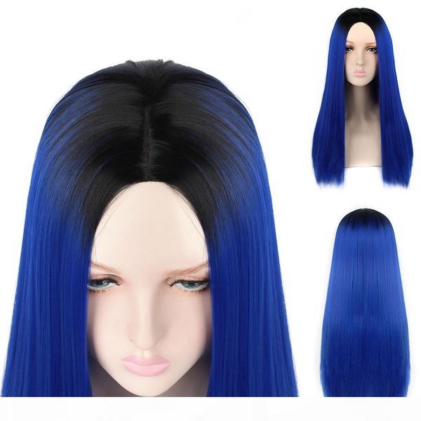 ombre blue green straight long synthetic wigs for women black pink wigs 24 inch can be cosplay wigs heat resistant
ombre blue green straight long synthetic wigs for women black pink wigs 24 inch can be cosplay wigs heat resistant
