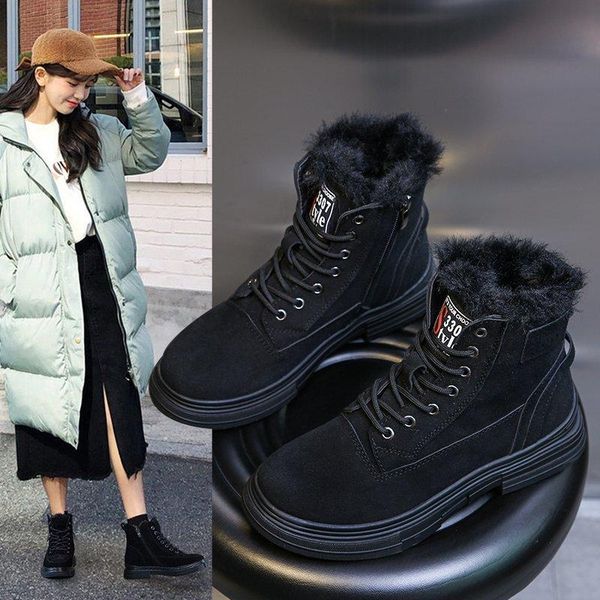 boots 2021 women's winter warmth and velvet high-suede solid color all-match cotton shoes flat, Black
boots 2021 women's winter warmth and velvet high-suede solid color all-match cotton shoes flat, Black