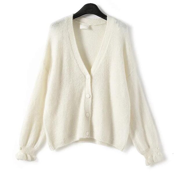 2021 new women sweaters fall/winter elegant v-neck bubble lace sleeve knit cardigan sweater akve, White;black
2021 new women sweaters fall/winter elegant v-neck bubble lace sleeve knit cardigan sweater akve, White;black