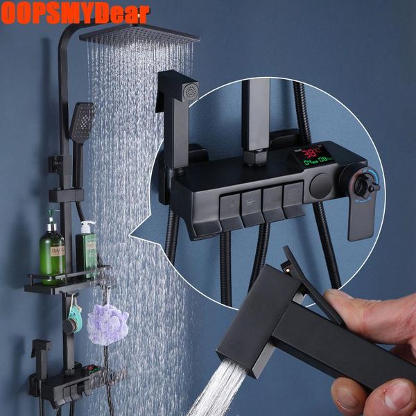 bathroom shower sets digital display set cold smart thermostatic system bathtub spa rainfall bath tap panio button faucets
bathroom shower sets digital display set cold smart thermostatic system bathtub spa rainfall bath tap panio button faucets
