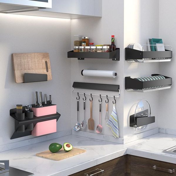 kitchen storage & organization black stainless steel wall mounted rack dish drying drainer knife holder cutlery spice organizer hooks shelf
kitchen storage & organization black stainless steel wall mounted rack dish drying drainer knife holder cutlery spice organizer hooks shelf
