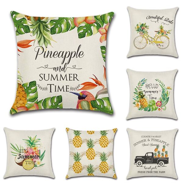 bike truck pineapple summer farm theme 45*45cm cushion cover linen throw pillow car home decoration decorative pillowcase
bike truck pineapple summer farm theme 45*45cm cushion cover linen throw pillow car home decoration decorative pillowcase