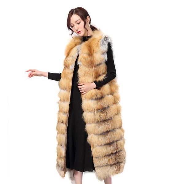 women's fur & faux real vest custom fashion fluffy genuine waistcoat sleeveless luxury thick warm fuzzy women winter long, Black
women's fur & faux real vest custom fashion fluffy genuine waistcoat sleeveless luxury thick warm fuzzy women winter long, Black