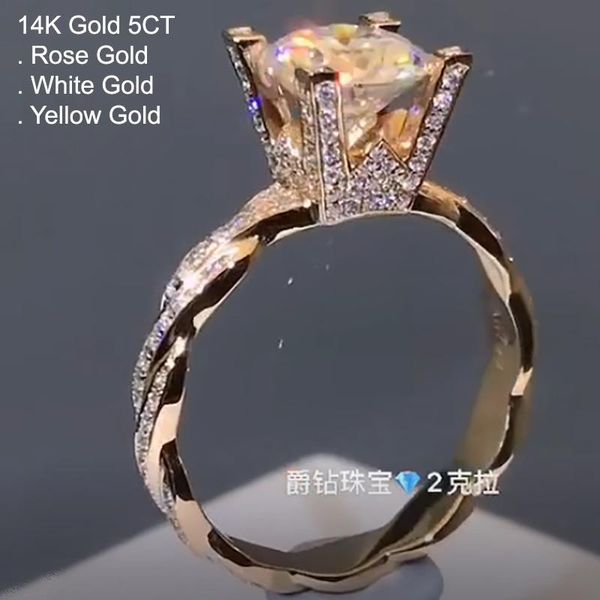 cluster rings 14k yellow gold 5 moissanite diamond ring women w cross intersect luxury wedding party engagement anniversary d color, Golden;silver
cluster rings 14k yellow gold 5 moissanite diamond ring women w cross intersect luxury wedding party engagement anniversary d color, Golden;silver