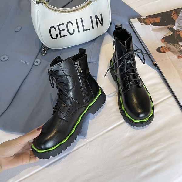 boots 2021 black ankle microfiber leather women flat platform short ladies british wind motorcycle shoes autumn
boots 2021 black ankle microfiber leather women flat platform short ladies british wind motorcycle shoes autumn