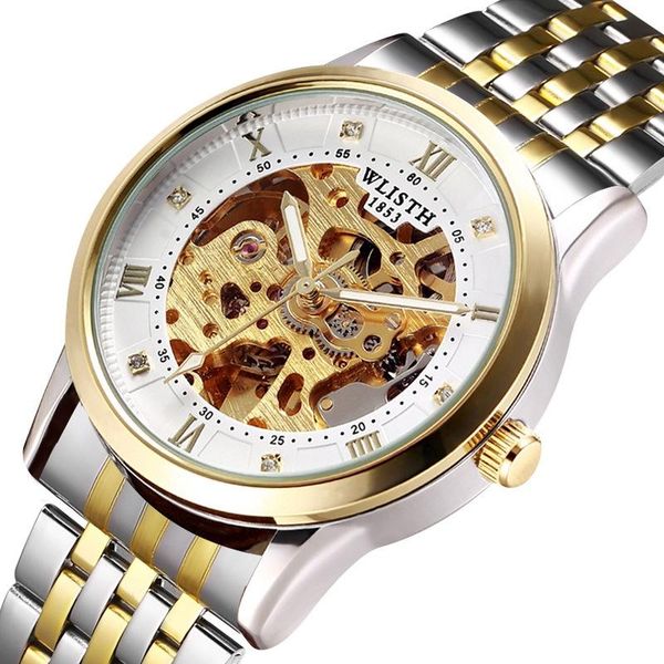 wristwatches 2021 automatic mechanical 40mm men's watch hollow retro luminous men quartz wrist watches clock, Slivery;brown
wristwatches 2021 automatic mechanical 40mm men's watch hollow retro luminous men quartz wrist watches clock, Slivery;brown
