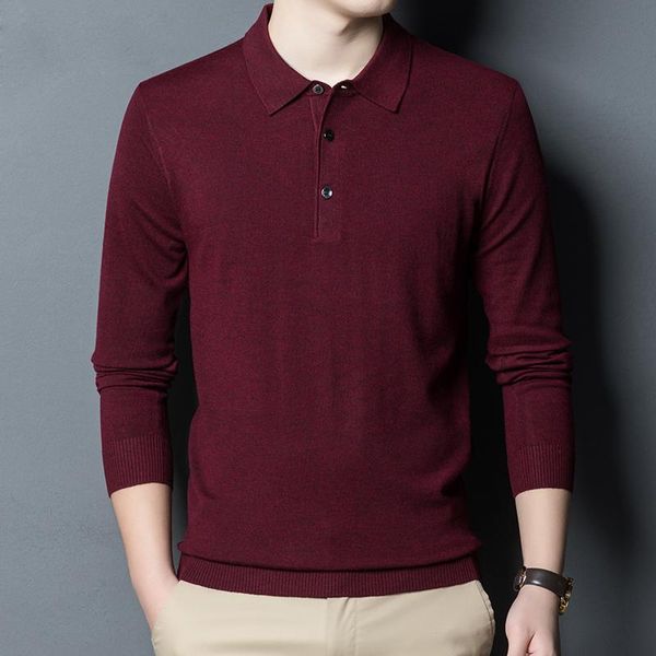 men's sweaters 2021 autumn thin knit sweater business fashion lapel wool male brand clothing, White;black
men's sweaters 2021 autumn thin knit sweater business fashion lapel wool male brand clothing, White;black