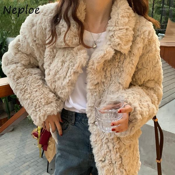 women's jackets neploe exquisite pearl button coat loose chic faux lambswool women jacket winter elegant turn-down colla warm 1h700, Black;brown
women's jackets neploe exquisite pearl button coat loose chic faux lambswool women jacket winter elegant turn-down colla warm 1h700, Black;brown