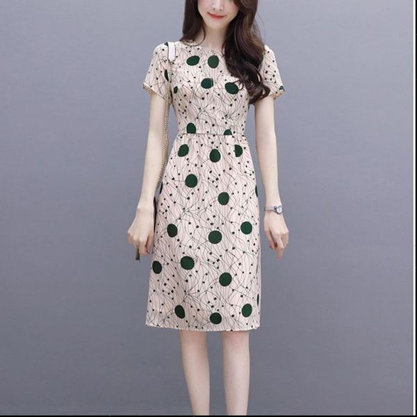 womens summer dress dot print short sleeve casual boho dress ladies elegant vintage party dresses vestidos, Black;gray
womens summer dress dot print short sleeve casual boho dress ladies elegant vintage party dresses vestidos, Black;gray