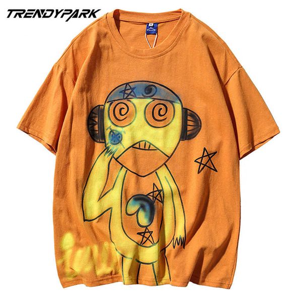 men's graffiti print tshirt hip hop oversized streetwear music boy print harajuku cotton short sleeve casual tees t-shirt 210601, White;black
men's graffiti print tshirt hip hop oversized streetwear music boy print harajuku cotton short sleeve casual tees t-shirt 210601, White;black