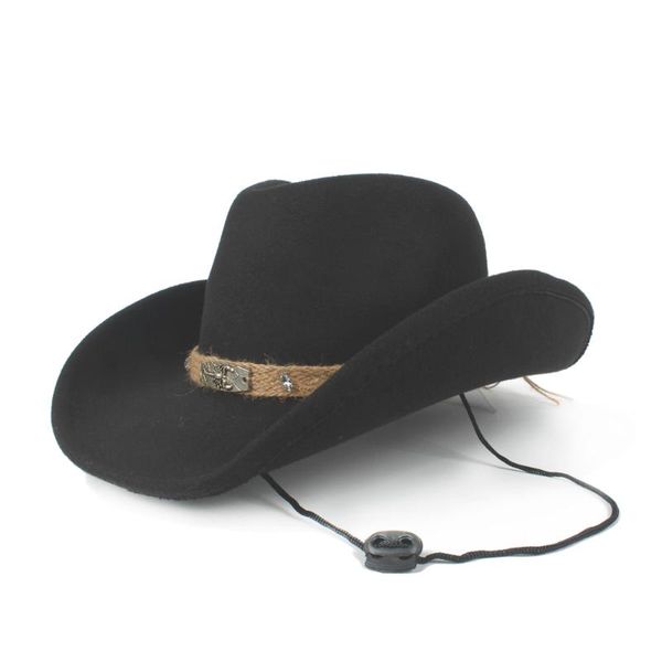 cloches 2021 women men wool hollow western cowboy hat fedora gentleman outblack sombrero hombre jazz cap wind rope, Blue;gray
cloches 2021 women men wool hollow western cowboy hat fedora gentleman outblack sombrero hombre jazz cap wind rope, Blue;gray