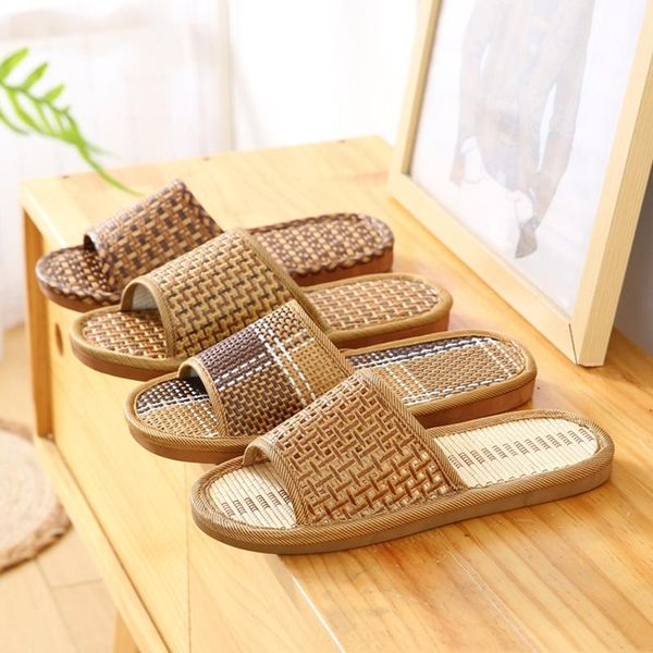 slippers summer cool bamboo rattan weaving home women natural bedroom mute lovers shoes slides men, Black
slippers summer cool bamboo rattan weaving home women natural bedroom mute lovers shoes slides men, Black