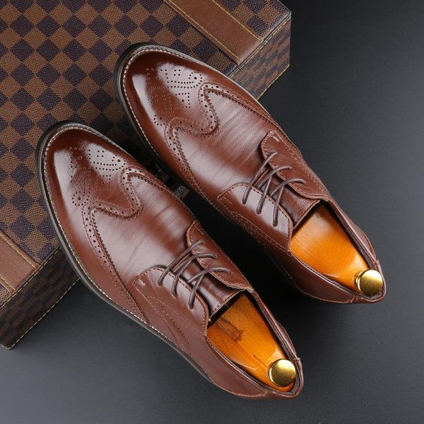 dress shoes 2021 drop fashion spring/autumn mens brogue big size 37-48 nightclub wedding carving leather a075, Black
dress shoes 2021 drop fashion spring/autumn mens brogue big size 37-48 nightclub wedding carving leather a075, Black